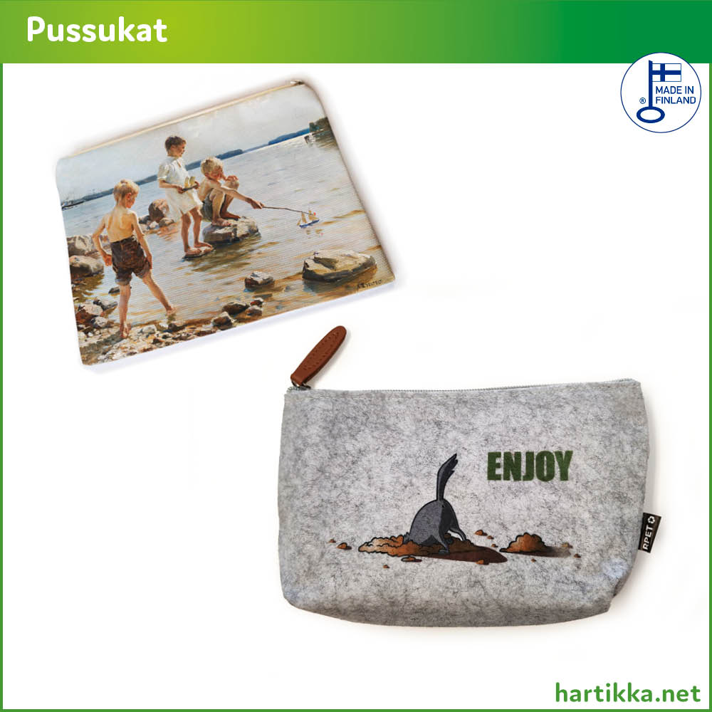 Tilaa näppärät pussukat omalla kuvalla