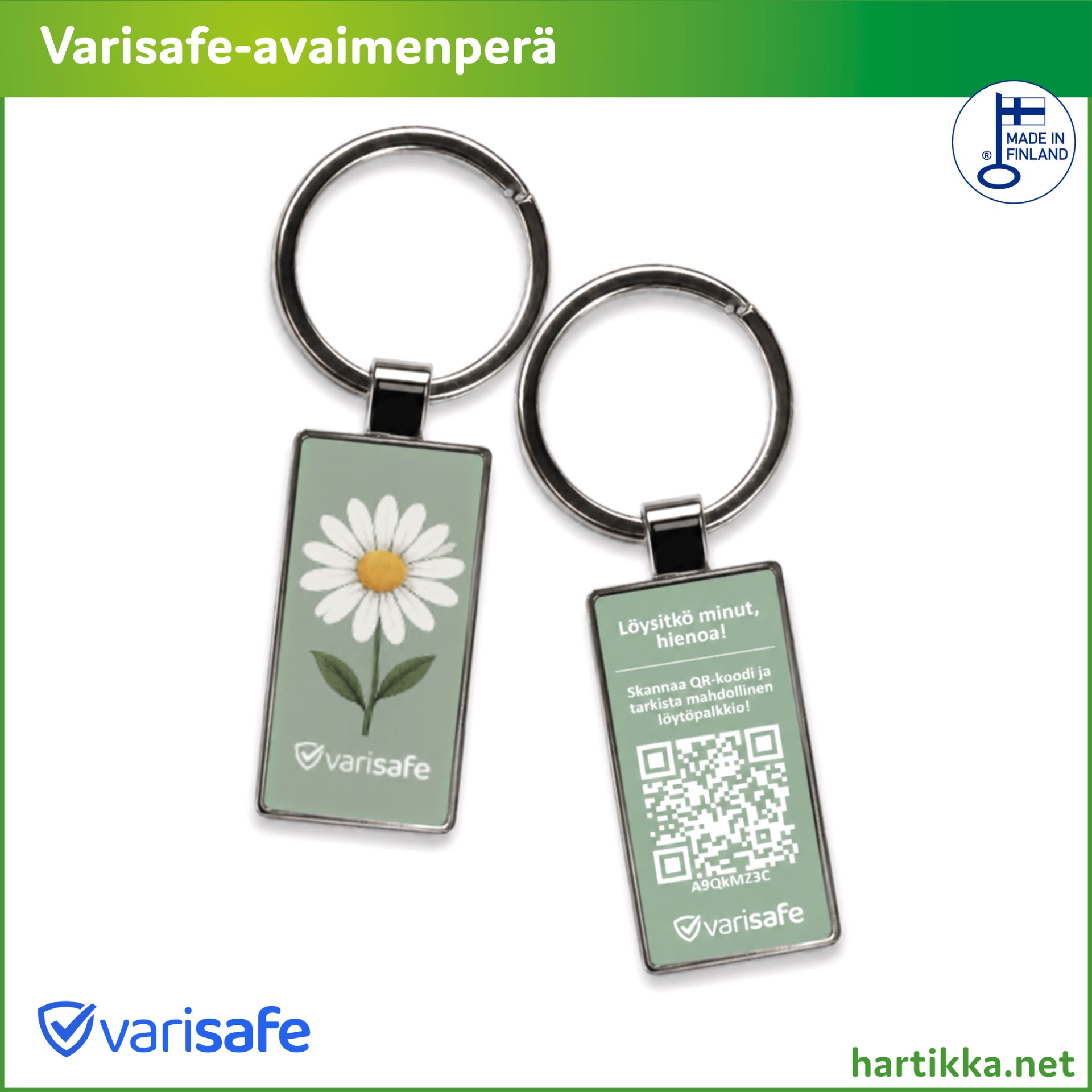 Varisafe-avaimenperä auttaa saamaan hukatut esineet takaisin